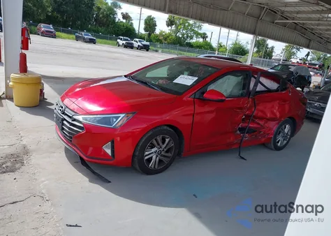 2020 Hyundai Elantra Sel z USA, uszkodzony, nr VIN 5NPD84LF3LH587934